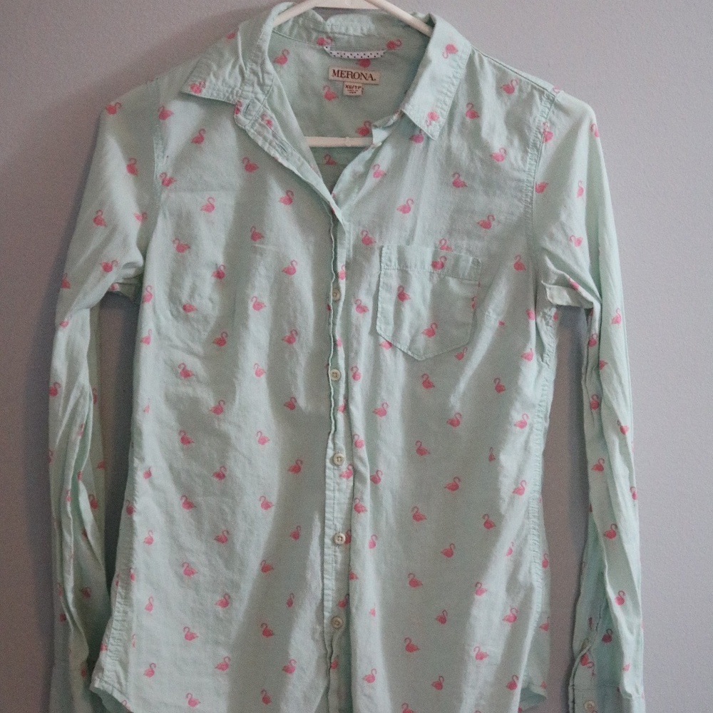 Flamingo button up